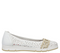Balerini casual, femei, RIEKER ANTISTRESS, L3062-80 alb, piele ecologica